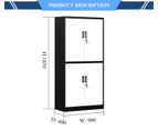 4 Doors Steel Storage Cabinet Lockable Cupboard
