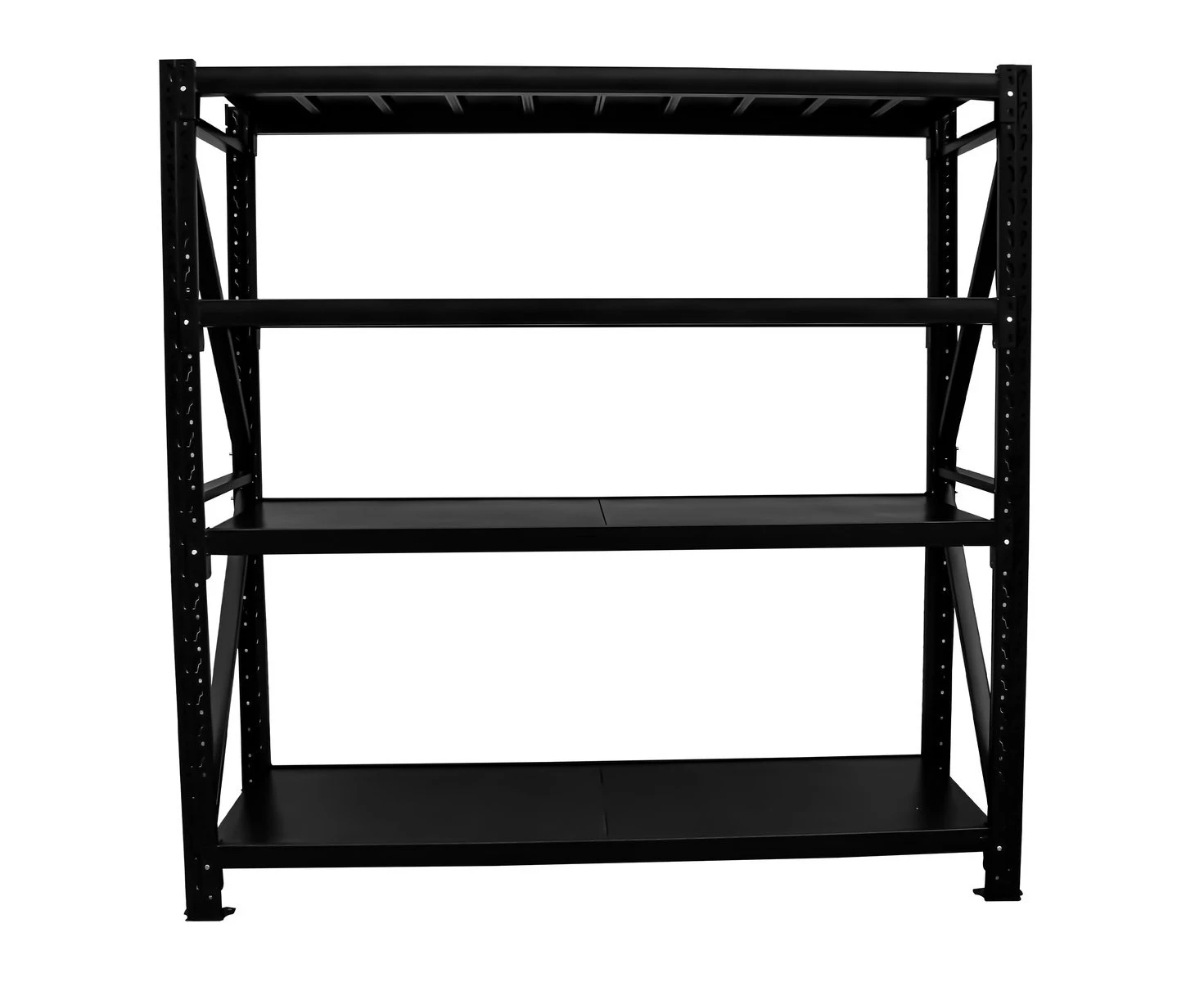 1.5m*1.8m*0.6m Metal Shelving 1000KG BLACK