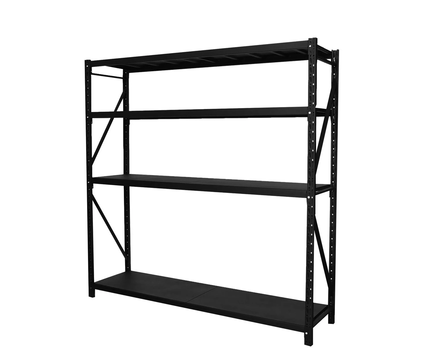 1.5m*1.8m*0.5m Metal Shelving 800KG BLACK