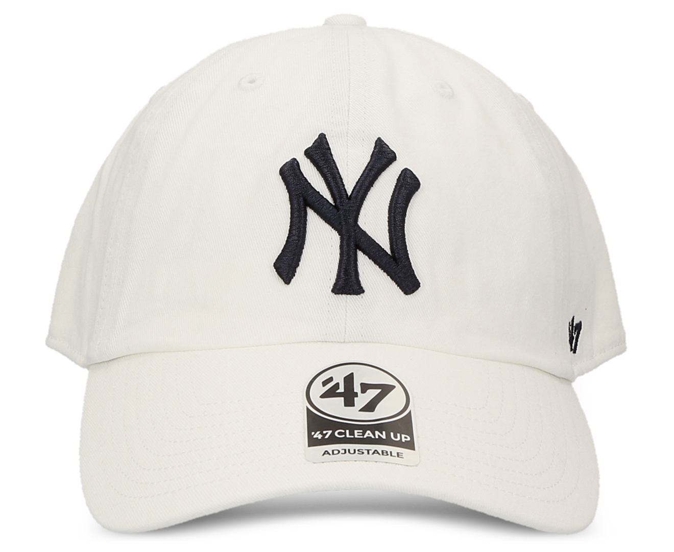 47 Brand NY Yankees Clean Up Baseball Cap - White/Navy | Catch.co.nz