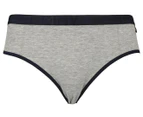 Tommy Hilfiger Women's Mini Packed Hearts Hipster Briefs 3-Pack - Grey Serenity/Navy