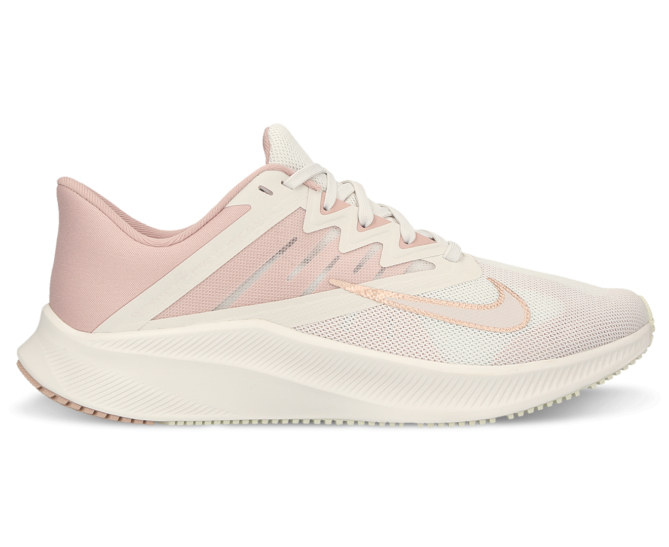 Nike Women's Quest 3 Running Shoes - Platinum Tint/Rose Gold | Catch.com.au