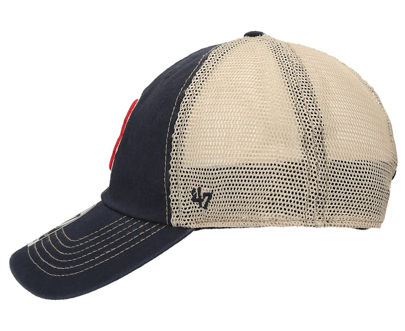 BOSTON RED SOX FLAGSHIP WASH '47 MVP OSF / VINTAGE NAVY / A : Sports &  Outdoors 