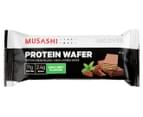 12 x Musashi Wafer Protein Bars Choc Mint 40g 2