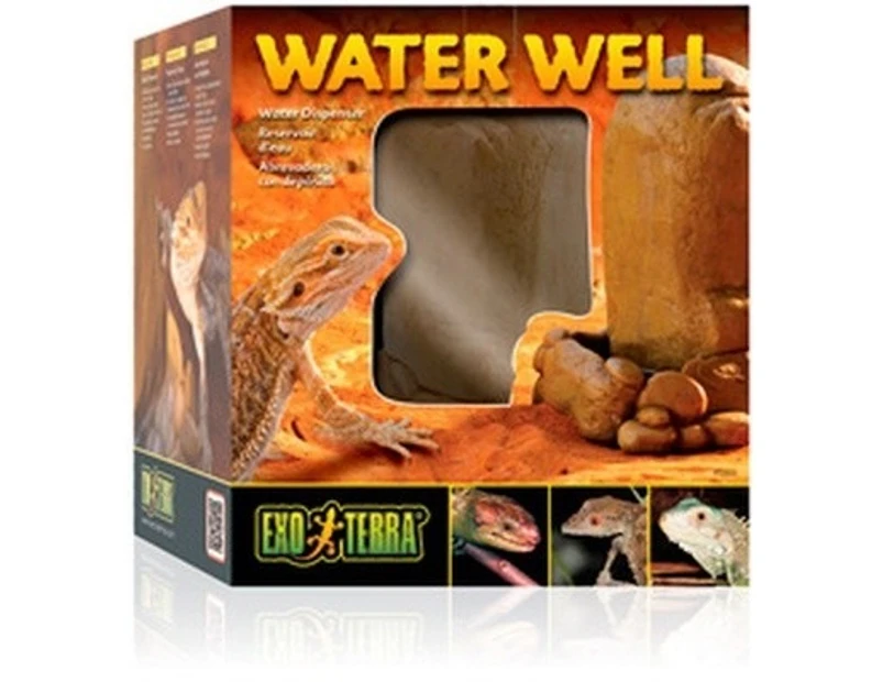 Exo Terra Large 250ml Reptile Water Well Dispenser ExoTerra