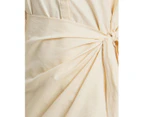 CALLI Women's Kristy Shirt Dress - Ecru - Mini Dress