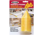 Painter's Pyramid Stands 10 pack  Yellow