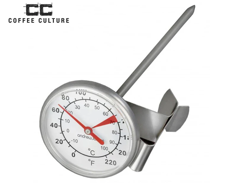 Coffee Culture 13cm Milk Jug Thermometer