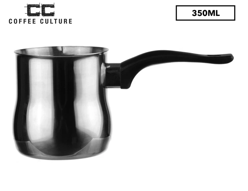 Coffee Culture 350mL Turkish Coffee Pot - Silver/Black