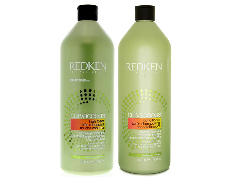 Redken Curvaceous Shampoo & Conditioner Pack 1L