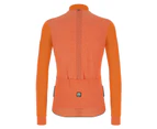 Santini Men's Colore Puro L/S Jersey - Orange