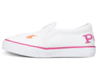 Polo Ralph Lauren Toddler Girls' Bal Harbour Repeat II Sneakers - White/Pink/Multi