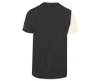 Puma Men's Excite Tee / T-Shirt / Tshirt - Puma Black/Hawaiian Ocean