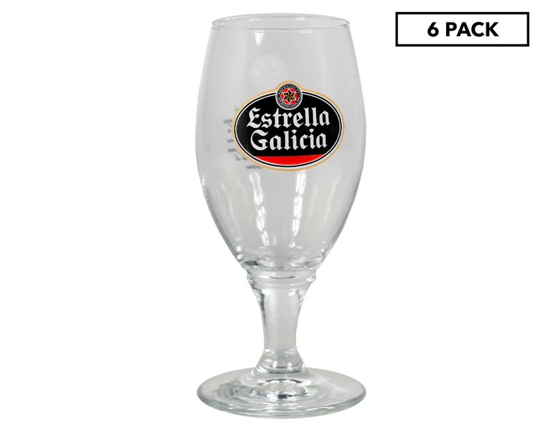 Estrella Atlantica 300mL Beer Glasses 6-Pack