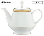 Noritake 1.1L Regent Gold Fine Porcelain Teapot - White/Gold