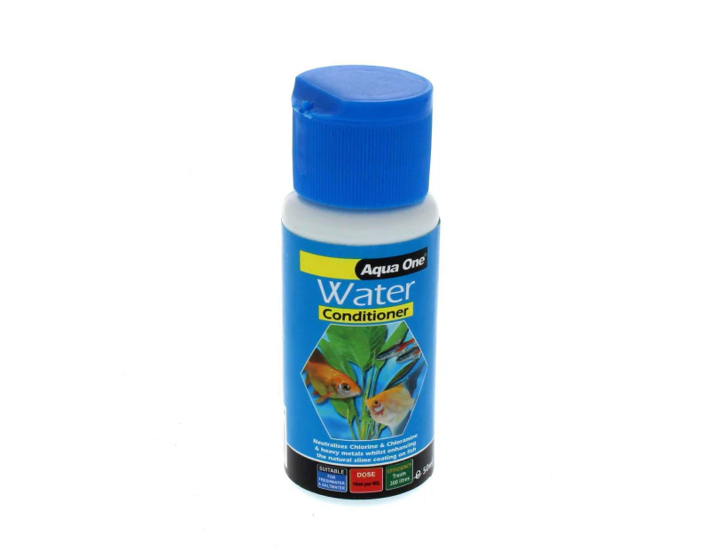 Aqua One Water Conditioner Chlorine Neutraliser for Fish Tanks - 50ml