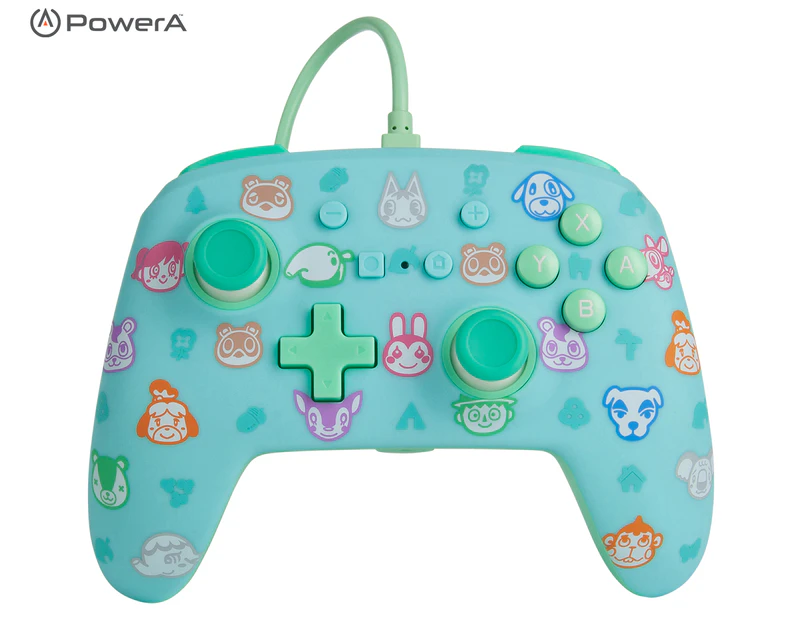 PowerA Nintendo Switch Enhanced Wired Controller - Animal Crossing