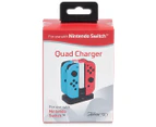 3rd Earth Quad Charger w/ USB Hubs For Nintendo Switch