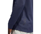 adidas Adicross Hybrid Long Sleeve Shirt - Midnight Grey -  Mens
