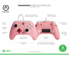 PowerA Xbox Series X|S Enhanced Wired Controller - Bold Pink
