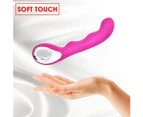 Loop Rabbit Vibrator USB Rechargeable G-Spot Dildo Massager Women Sex Toy Pink - Pink