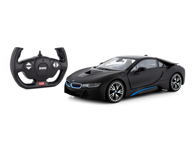 Rastar 1:14 BMW i8 Remote Control Car - Black