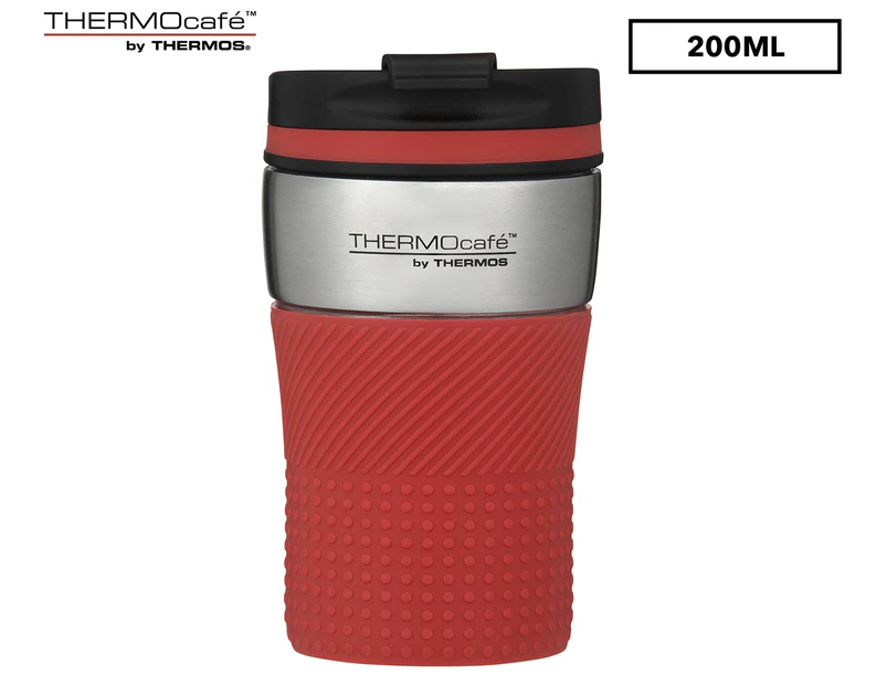 THERMOcafe 200mL Vacuum Insulated Travel Cup - Dark Red