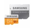 Samsung Evo 64GB Micro SD Card SDXC UHS-I 100MB/s Mobile Phone TF Memory Card 4K U3 3