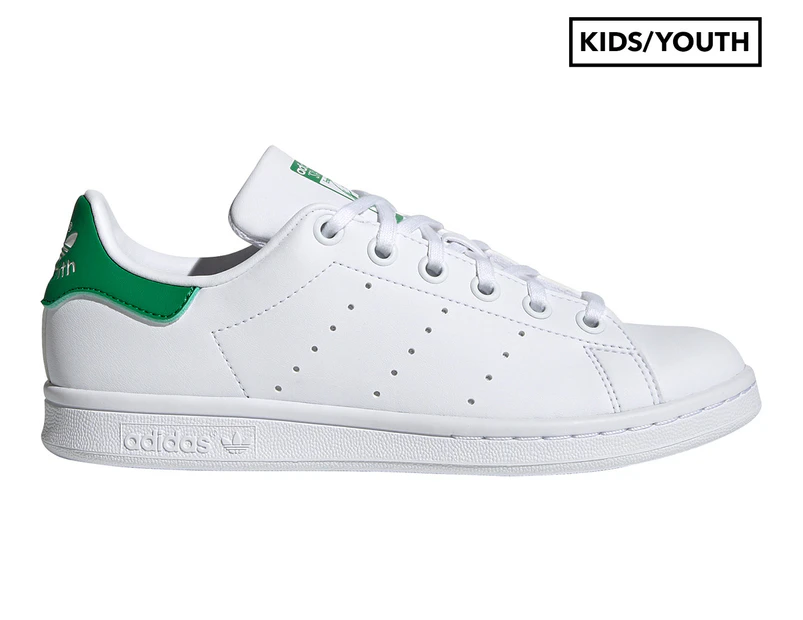 Adidas Originals Kids' Unisex Stan Smith Sneakers - White/Green