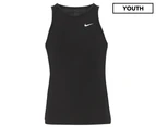 Nike Youth Girls' Pro Tank Top - Black/White