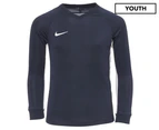 Nike Sportswear Youth Premier Jersey Long Sleeve Tee / T-Shirt / Tshirt - Navy