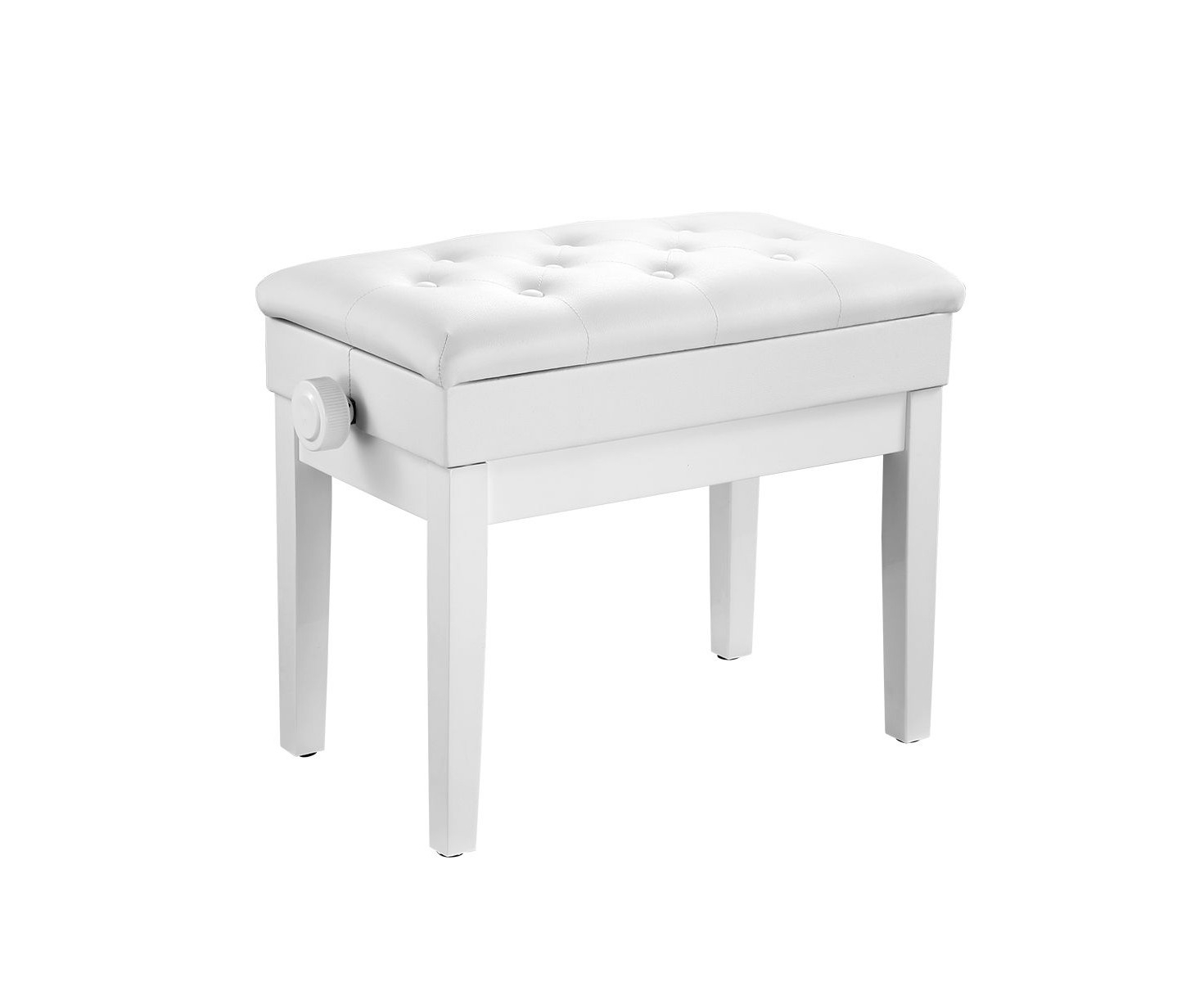 white vanity bench