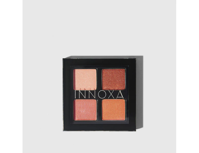 Innoxa Eyeshadow Quad Pressed Powder - Barely Blush