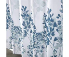 (180cm  x 180cm , Blue Leaf) - YOSTEV Bathroom Fabric Shower Curtain with Hooks,Unique 3D Printing,Decorative Bathroom Accessories,Water Proof,Reinforced M