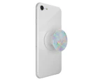 PopSockets Universal Swappable Pop Grip Holder/Stand w/ Base Opal for Phones