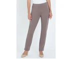 Noni B Ponti Pull On Pant - Womens - Mocha