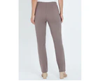 Noni B Ponti Pull On Pant - Womens - Mocha