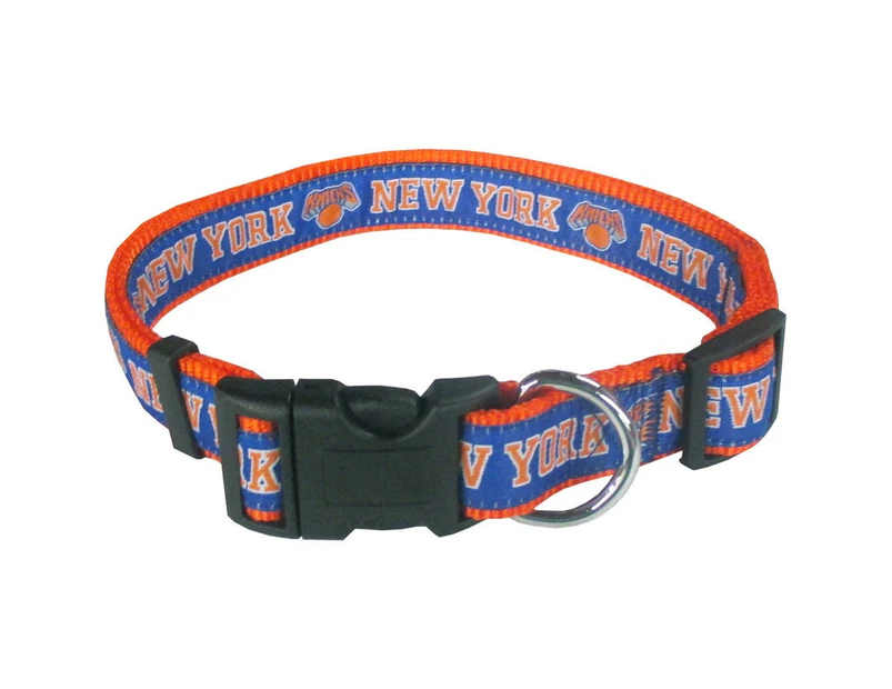 (Small) - Pets First New York Knicks Collar