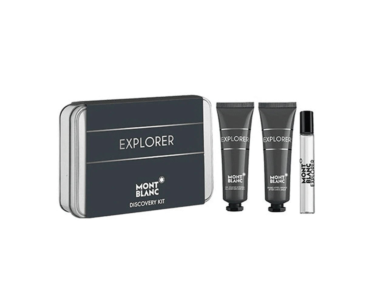 Mont Blanc 4-Piece Explorer Discovery Kit Gift Set