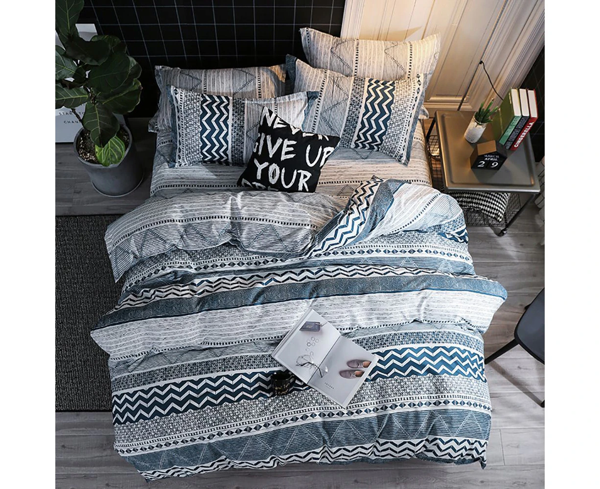 Dennings Quilt/Doona/Duvet Cover Set (Queen/King /Super King Size Bed) M426