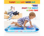 MABIZ Tummy Time Water Play Mat - Inflatable Baby Water Play Mat for babies - Infant Activity baby play Mat Fun Toy For Babies 3 6 9 12 Months