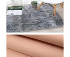 (Gray, 60cm  x 90cm ) - Cumay Super Soft Fluffy Faux Sheepskin Rug , Shaggy Silky Plush Carpet For Bedrooms Rugs Living Room Kids Rooms Decor Bedside Rugs(