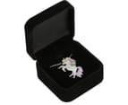 Naler Unicorn Pendant Necklace, Rainbow Crystal Unicorn Charm Pendant Silver Necklace Chain Jewellery Gift Box 6