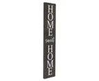 Willow & Silk 120cm XL Home Sweet Home Wall Sign - Black/White