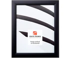 (20 x 30) - Craig Frames 1WB3BK 50cm by 80cm Picture Frame, Smooth Wrap Finish, 2.5cm Wide, Black