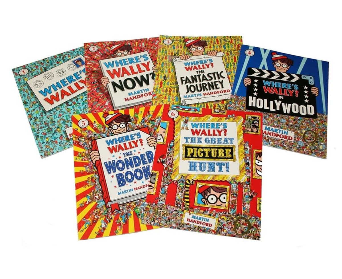 Where's Wally Kids Books 6pk