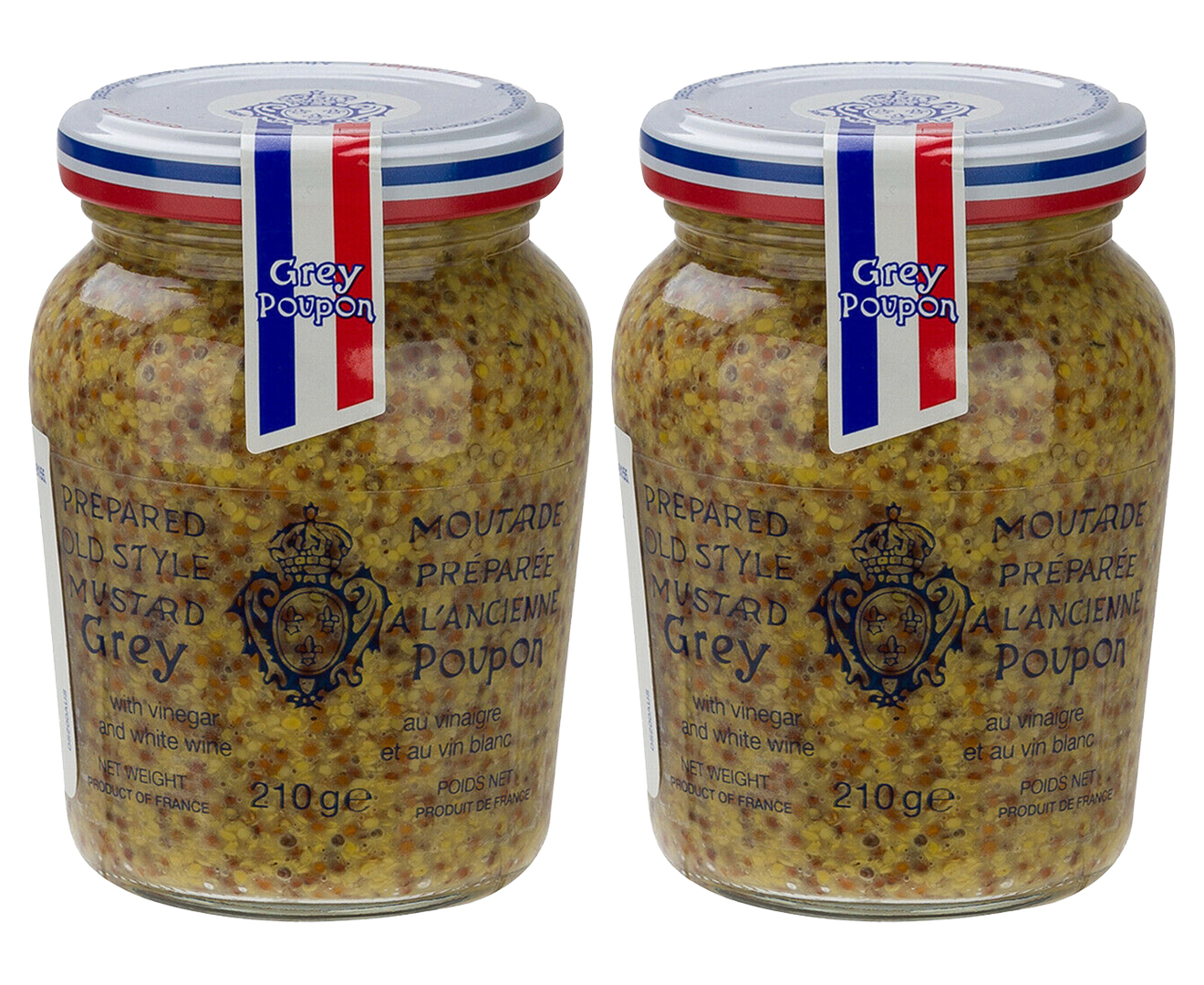 Grey Poupon French Wholegrain Mustard 210g