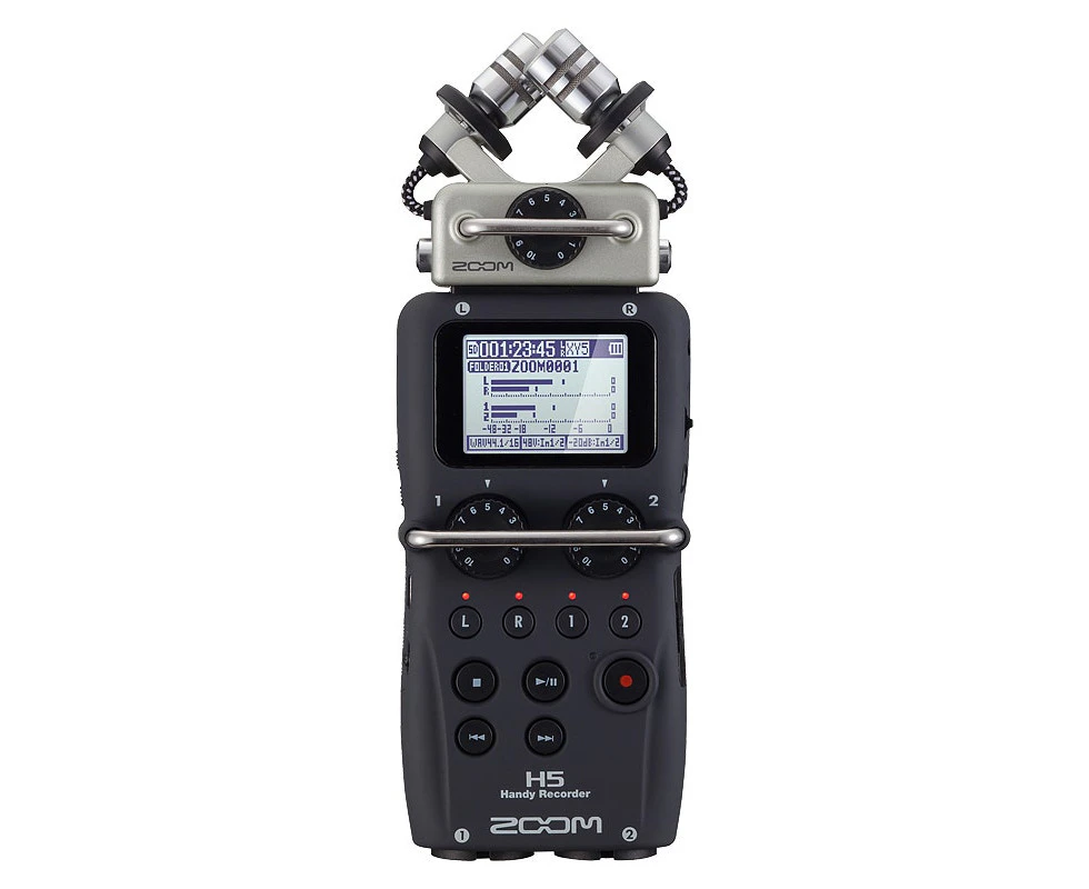 Zoom H5 Handy Portable Field Recorder with Interchangeable Microphone System