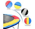 Trampoline Pad /Trampoline Net /Trampoline Ladder Replacement Round Spare Safety Outdoor 8FT 10FT 12FT - 12FT-PAD-COVER(BLUE)