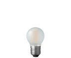 4 Watt Fancy Round Dimmable Elegant LED Bulb E27 Frosted 2700K Warm White Light